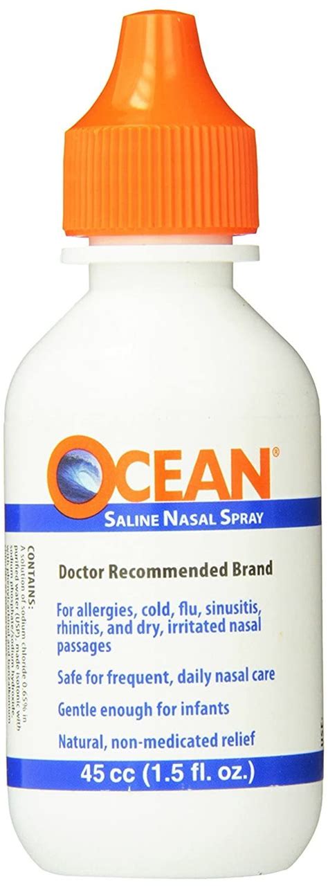 ocean nasal sodium chloride.